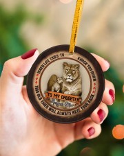 To My Daughter - Christmas - When Life Tries Circle ornament - single (porcelain) aos-circle-ornament-single-porcelain-lifestyles-09
