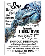 MOM TO SON - T REX - WHEN LIFE TRIES 16x24 Poster front