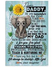DEAR DADDY - ELEPHANT - THANK YOU 16x24 Poster front