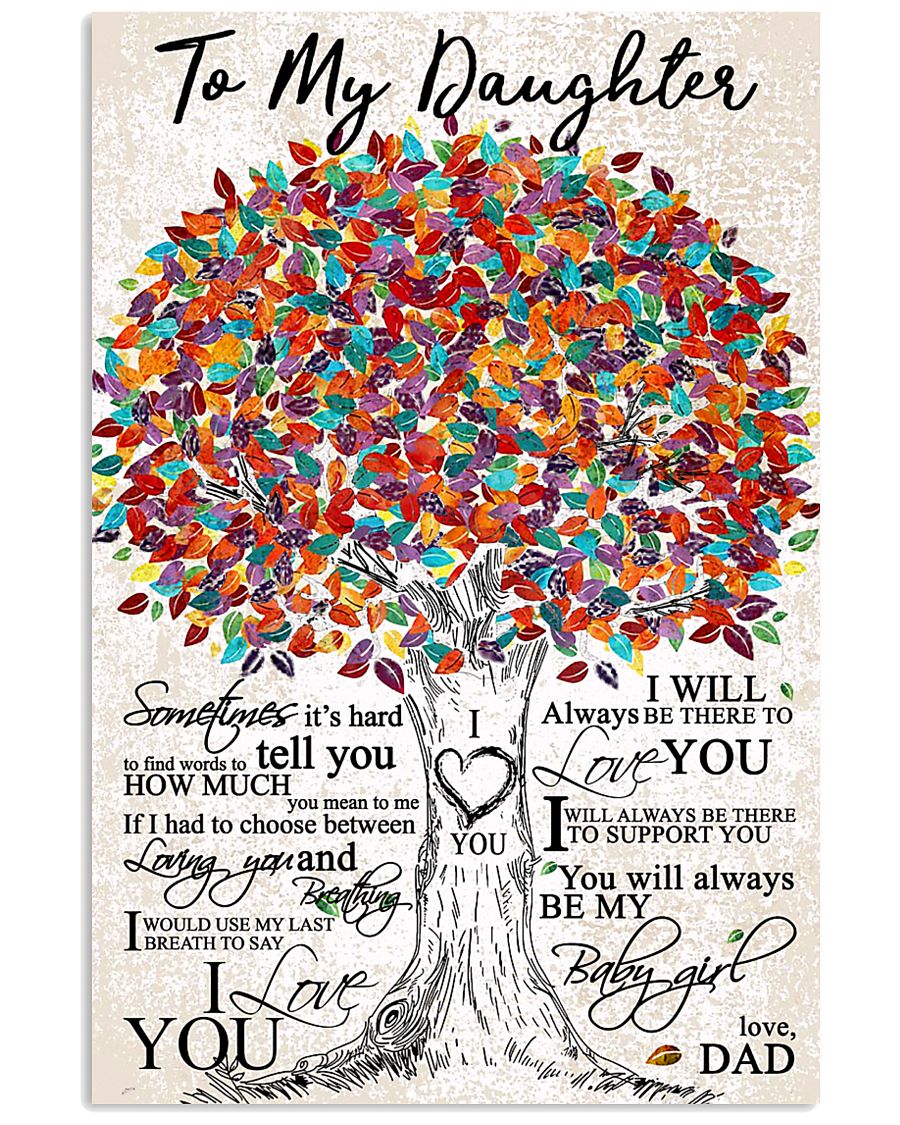 TO MY DAUGHTER 16x24 Poster
