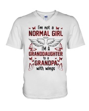 Angel - Grandpa - To A Grandpa With Wings V-Neck T-Shirt tile