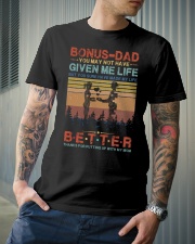 T-SHIRT - TO MY BONUS DAD - YOU ARE APPRECIATED Classic T-Shirt lifestyle-mens-crewneck-front-6
