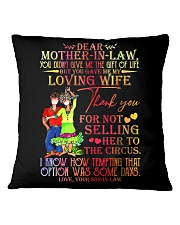 SON TO MOTHER-IN-LAW Square Pillowcase thumbnail