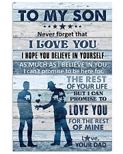 To My Son - Never Forget That I Love You - Poster 16x24 Poster front