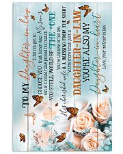 To My Daughter-in-law - Butterfly - The One 16x24 Poster front