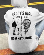 Pappy's Girl - I Used To Be His Angel Now he's Mine Hooded Sweatshirt apparel-hooded-sweatshirt-lifestyle-back-95