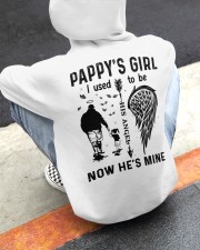 Pappy's Girl - I Used To Be His Angel Now he's Mine Hooded Sweatshirt apparel-hooded-sweatshirt-lifestyle-back-96