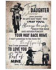 Daughter - Motorcycling - Wherever Your Journey 16x24 Poster front