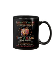 DAUGHTER-IN-LAW - HIPPIE - STRAIGHTEN YOUR CROWN Mug front