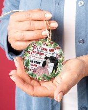 Christmas - I Love You More Than All the Stars Circle ornament - single (porcelain) aos-circle-ornament-single-porcelain-lifestyles-01