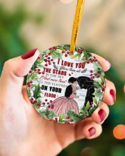 Christmas - I Love You More Than All the Stars Circle ornament - single (porcelain) aos-circle-ornament-single-porcelain-lifestyles-09