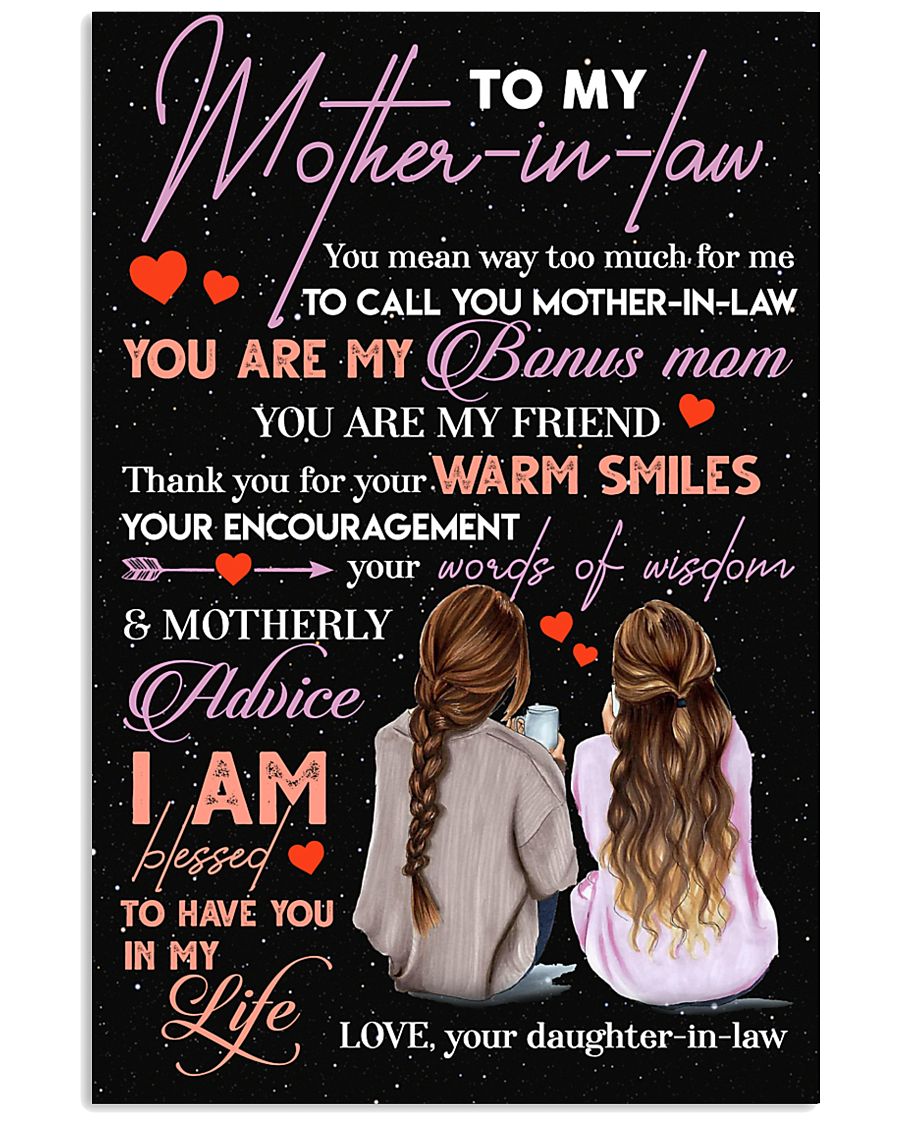 TO MY MOTHER-IN-LAW - THANK YOU 16x24 Poster