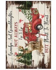 To Granddaughter - Not Always Eye To Eye 16x24 Poster front