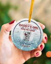 To My Angel Dad Circle ornament - single (porcelain) aos-circle-ornament-single-porcelain-lifestyles-09
