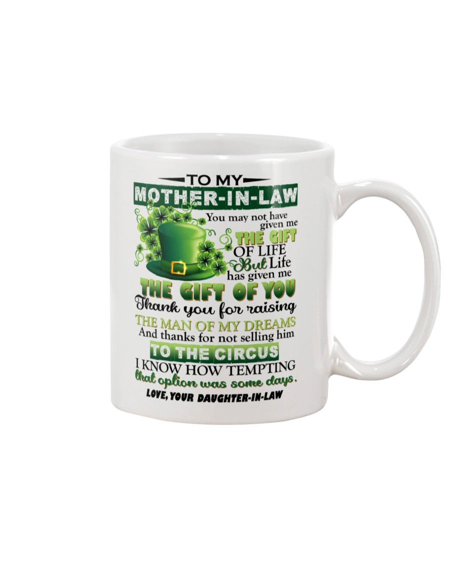 MOTHER-IN-LAW - CLOVER LEAVES - THANK YOU Mug