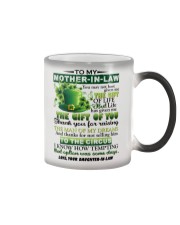 MOTHER-IN-LAW - CLOVER LEAVES - THANK YOU Color Changing Mug thumbnail