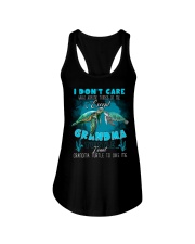 To Grandchild - I Don't Care What Anyone Thinks Ladies Flowy Tank tile