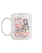 TO MY FIANCÉE - KING PROTEA - I LOVE YOU Mug back