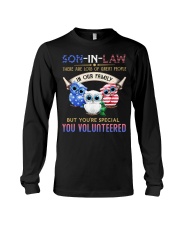 T-SHIRT - SON-IN-LAW - OWL - YOU VOLUNTEERED Long Sleeve Tee thumbnail