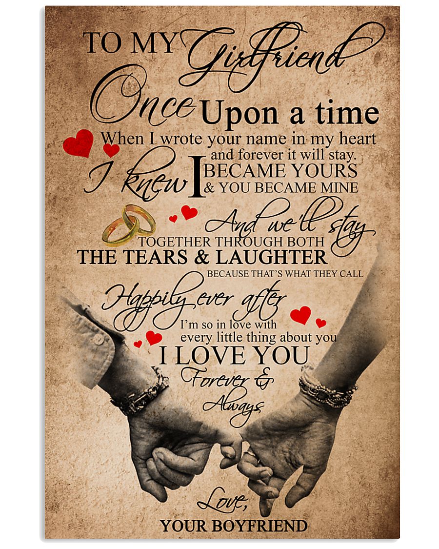 TO MY GIRLFRIEND 16x24 Poster