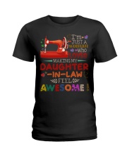 I'M JUST A WOMAN Ladies T-Shirt thumbnail