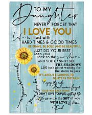 DAD TO DAUGHTER 16x24 Poster front