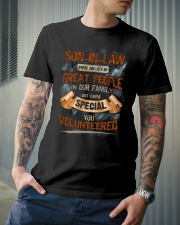 Son-in-law - Vintage - You Volunteered - T-Shirt Classic T-Shirt lifestyle-mens-crewneck-front-6