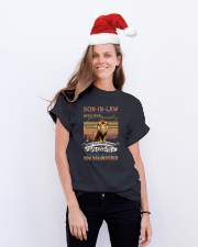 Son-in-law - Lion - You Volunteered - T-Shirt Classic T-Shirt lifestyle-holiday-crewneck-front-1