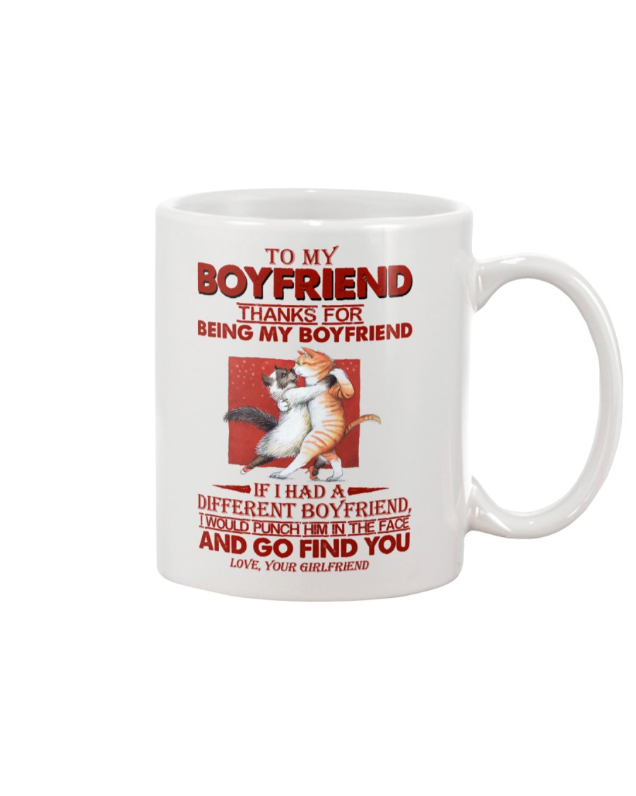 TO MY BOYFRIEND - CAT - I LOVE YOUf Mug