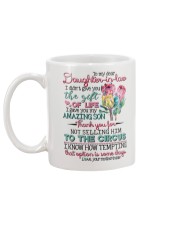 TO MY DAUGHTER-IN-LAW - PROTEA FLOWER - CIRCUS Mug back