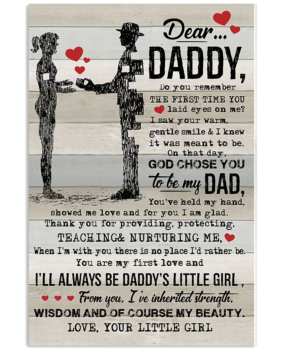 TO MY DAD - DO YOU REMEMBER THE FIRST TIME 16x24 Poster