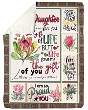 BONUS MOM TO BONUS DAUGHTER Large Sherpa Fleece Blanket - 60" x 80" thumbnail