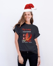 My loving grandma- I used to be her angel now she's mine Classic T-Shirt lifestyle-holiday-crewneck-front-1