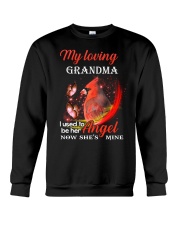 My loving grandma- I used to be her angel now she's mine Crewneck Sweatshirt tile
