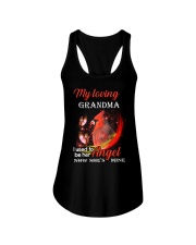My loving grandma- I used to be her angel now she's mine Ladies Flowy Tank tile