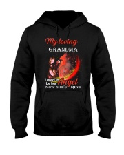 My loving grandma- I used to be her angel now she's mine Hooded Sweatshirt tile