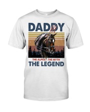 T-SHIRT - TO MY DAD - VINTAGE - HORSE Classic T-Shirt front