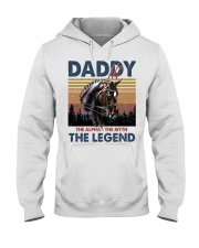 T-SHIRT - TO MY DAD - VINTAGE - HORSE Hooded Sweatshirt tile