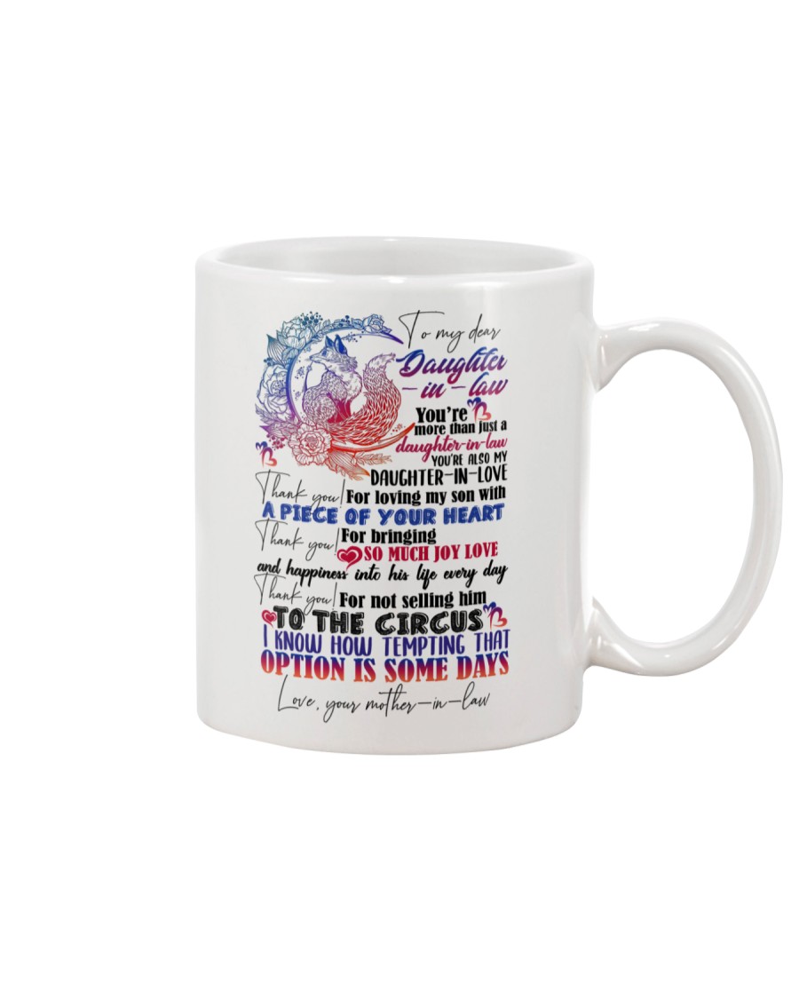 TO MY DAUGHTER-IN-LAW - FOX - CIRCUS Mug