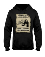 To Grandson and Granddaughter - Being A Grandpa Hooded Sweatshirt tile