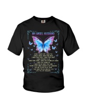 T-SHIRT - MY ANGEL HUSBAND - BUTTERFLY - MISS YOU Youth T-Shirt thumbnail