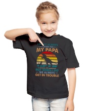GRANDSON - I DON'T ALWAYS LISTEN TO MY PAPA Youth T-Shirt lifestyle-youth-tshirt-front-2