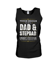 Tough enough to be a dad and stepdad Unisex Tank thumbnail