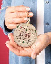 Christmas - Pandemic - Circle Ornament Circle ornament - single (porcelain) aos-circle-ornament-single-porcelain-lifestyles-01