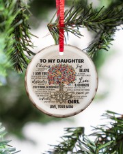 To My Daughter- Always Remember How Much Circle ornament - single (porcelain) aos-circle-ornament-single-porcelain-lifestyles-07