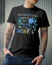 Grandpa's Girl- I used to be His Angel now he is mine Classic T-Shirt lifestyle-mens-crewneck-front-6