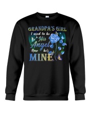 Grandpa's Girl- I used to be His Angel now he is mine Crewneck Sweatshirt tile