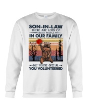 SON-IN-LAW - BEAR - VINTAGE - YOU VOLUNTEERED Crewneck Sweatshirt tile