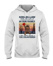 SON-IN-LAW - BEAR - VINTAGE - YOU VOLUNTEERED Hooded Sweatshirt tile
