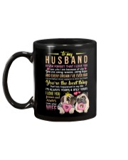 MUG - TO MY HUSBAND - PUG - I LOVE YOU Mug back